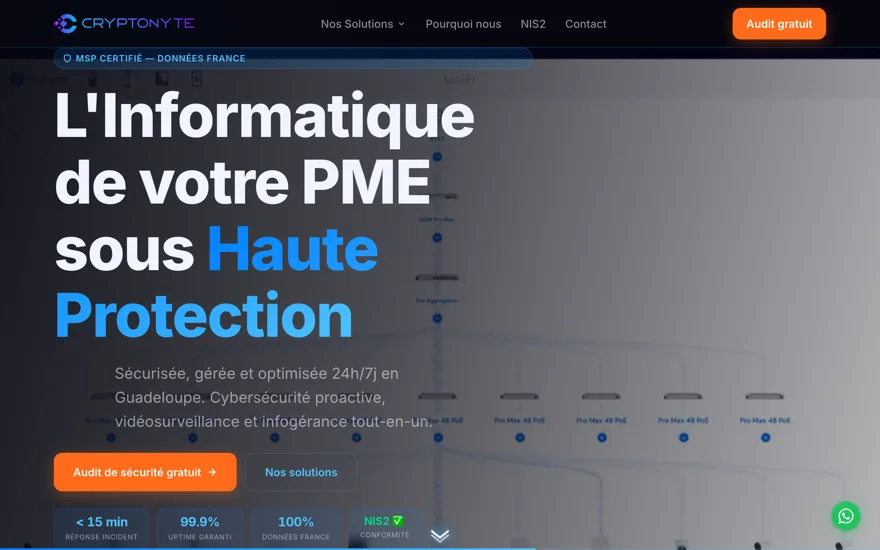 Aperçu du site Cryptonyte